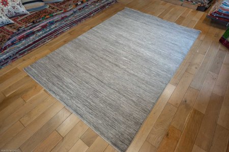 Hand-Knotted Berber Natural Rug From Afghanistan