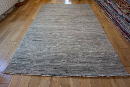 Hand-Knotted Berber Natural Rug From Afghanistan