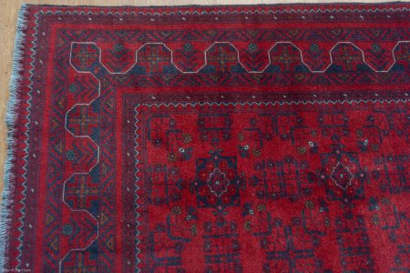 Hand-Knotted Khan Mahomadi Rug From Afghanistan