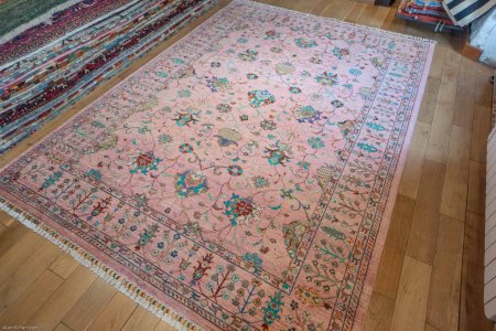 Hand-Knotted Sultanabad Rug From Afghanistan