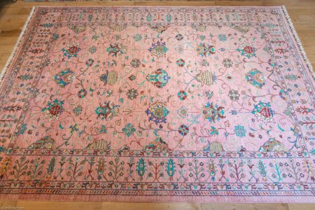 Hand-Knotted Sultanabad Rug From Afghanistan