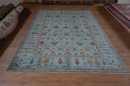 Hand-Knotted Sultanabad Rug From Afghanistan