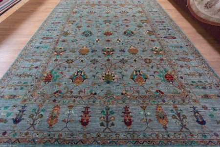 Hand-Knotted Sultanabad Rug From Afghanistan