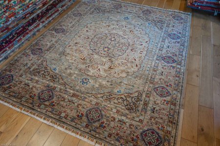 Hand-Knotted Fine Sultani Rug From Afghanistan