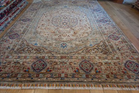 Hand-Knotted Fine Sultani Rug From Afghanistan