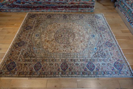 Hand-Knotted Fine Sultani Rug From Afghanistan