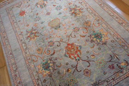 Hand-Knotted Sultanabad Rug From Afghanistan