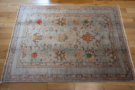 Hand-Knotted Sultanabad Rug From Afghanistan