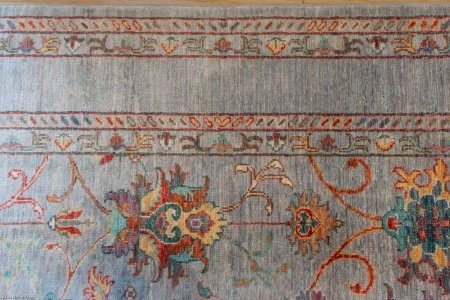 Hand-Knotted Sultanabad Rug From Afghanistan