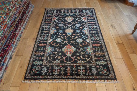 Hand-Knotted Sultanabad Rug From Afghanistan