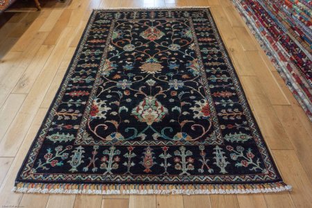 Hand-Knotted Sultanabad Rug From Afghanistan