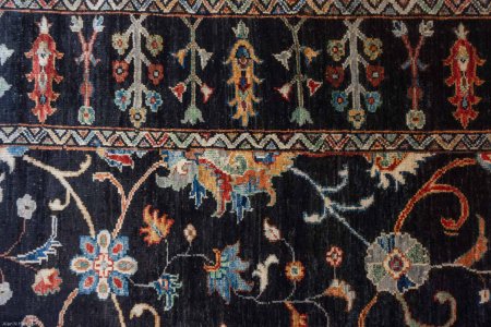 Hand-Knotted Sultanabad Rug From Afghanistan