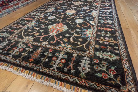 Hand-Knotted Sultanabad Rug From Afghanistan