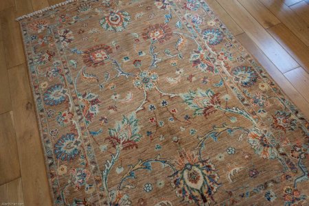 Hand-Knotted Sultanabad Rug From Afghanistan