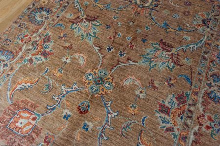 Hand-Knotted Sultanabad Rug From Afghanistan