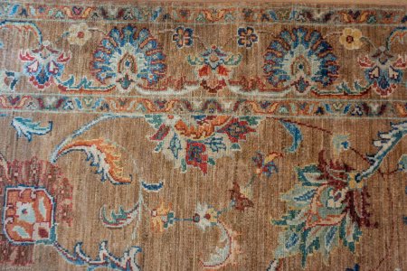 Hand-Knotted Sultanabad Rug From Afghanistan