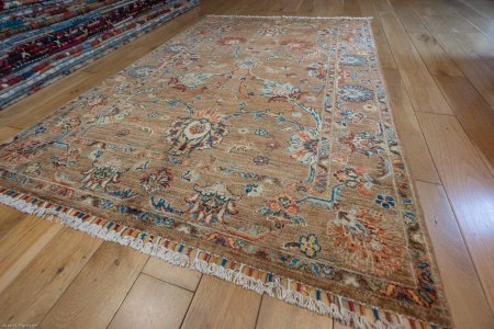 Hand-Knotted Sultanabad Rug From Afghanistan