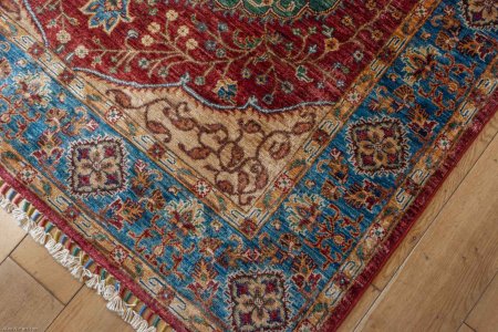 Hand-Knotted Fine Sultani Rug From Afghanistan