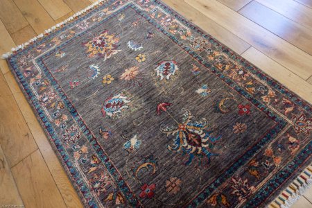 Hand-Knotted Sultanabad Rug From Afghanistan