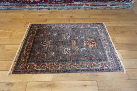 Hand-Knotted Sultanabad Rug From Afghanistan