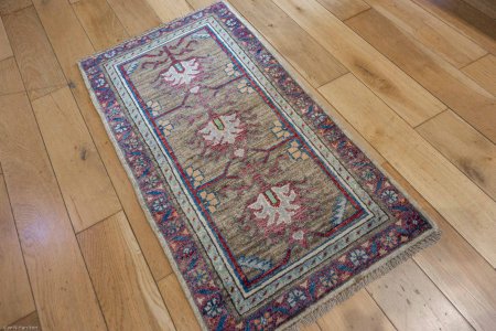 Hand-Knotted Chubi Rug From Afghanistan