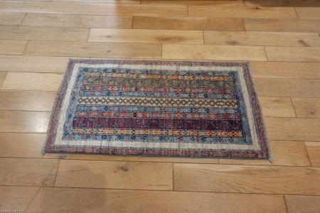 Hand-Knotted Chubi Rug From Afghanistan