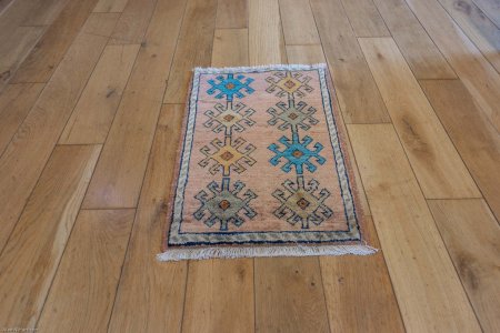 Hand-Knotted Chubi Rug From Afghanistan