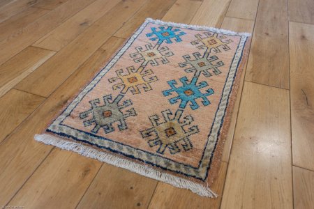 Hand-Knotted Chubi Rug From Afghanistan