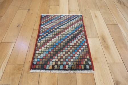 Hand-Knotted Chubi Rug From Afghanistan