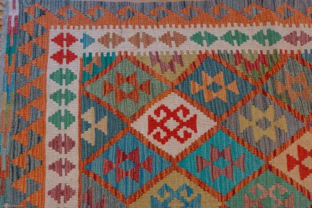 Hand-Made Mazar Kilim From Afghanistan