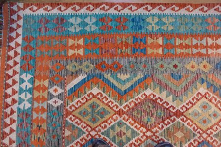 Hand-Made Mazar Kilim From Afghanistan