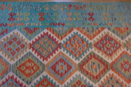 Hand-Made Mazar Kilim From Afghanistan