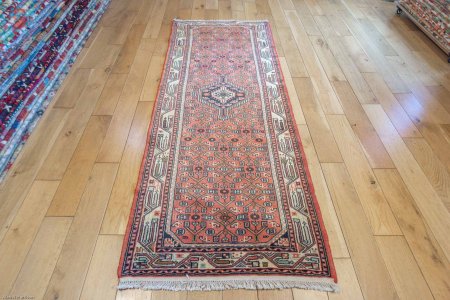 Hand-Knotted Tajabad Runner From Iran (Persian)