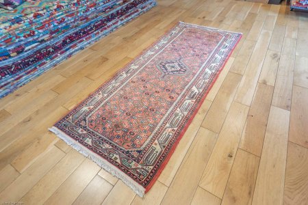 Hand-Knotted Tajabad Runner From Iran (Persian)