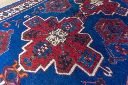 Hand-Knotted Shahsavan Runner From Iran (Persian)