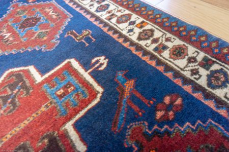 Hand-Knotted Shahsavan Runner From Iran (Persian)