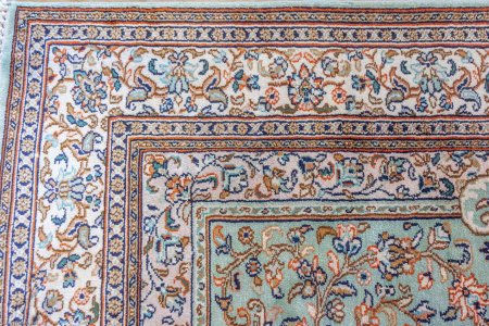 Hand-Knotted Kashmir Rug From India