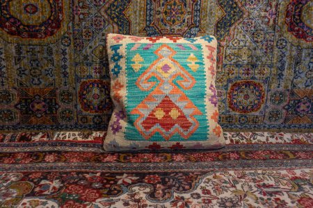 Hand-Made Mazar Cushion From Afghanistan