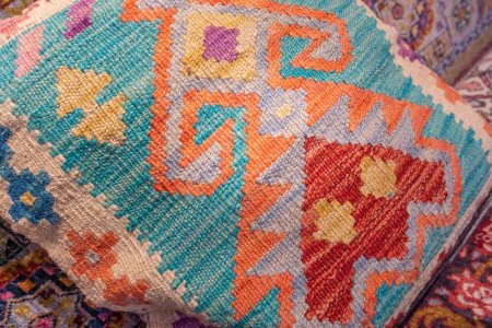 Hand-Made Mazar Cushion From Afghanistan