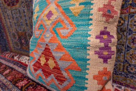 Hand-Made Mazar Cushion From Afghanistan