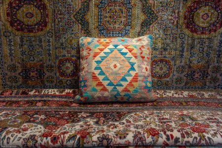 Hand-Made Mazar Cushion From Afghanistan