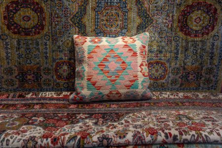 Hand-Made Mazar Cushion From Afghanistan