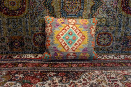 Hand-Made Mazar Cushion From Afghanistan