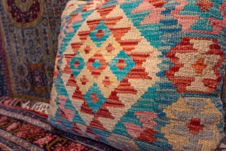 Hand-Made Mazar Cushion From Afghanistan