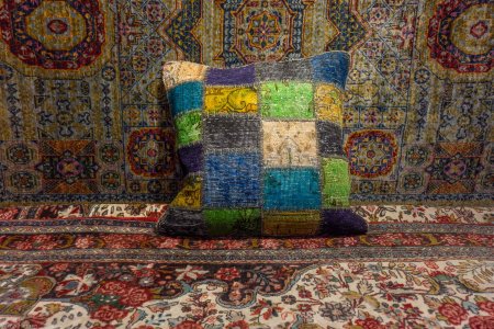Hand-Made Patchwork Cushion From Afghanistan
