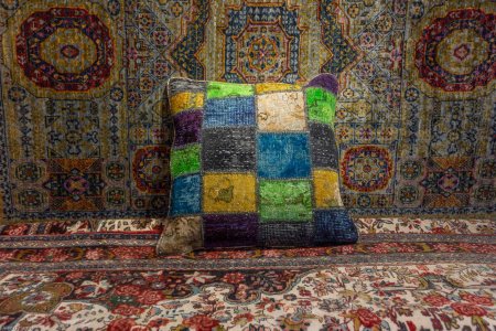 Hand-Made Patchwork Cushion From Afghanistan