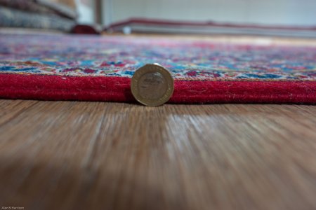 Hand-Knotted Kashan Rug From Iran (Persian)