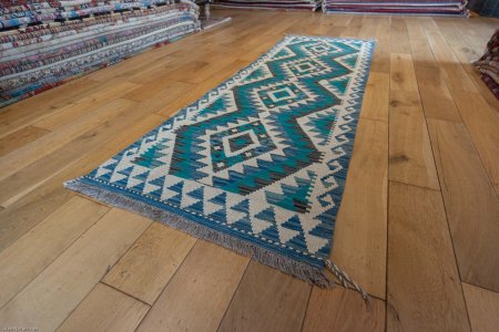 Hand-Made Mazar Kilim From Afghanistan