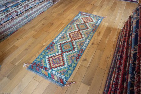 Hand-Made Mazar Kilim From Afghanistan