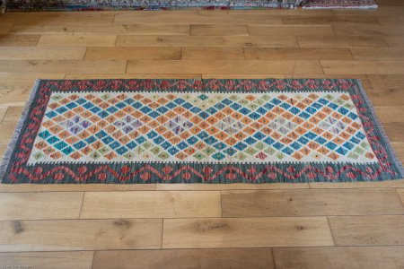 Hand-Made Mazar Kilim From Afghanistan